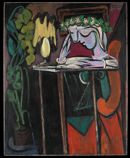 Picasso Reading at a Table 1934